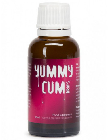 Yummy Cum - kapky pro lepší chuť spermatu, 30 ml
