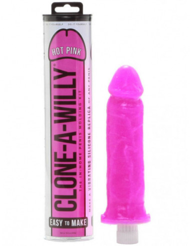 Clone-A-Willy Hot Pink - sada pro odlitek penisu (vibrátor)
