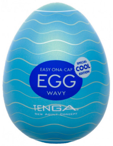 TENGA Egg Cool Wavy - masturbátor pro muže