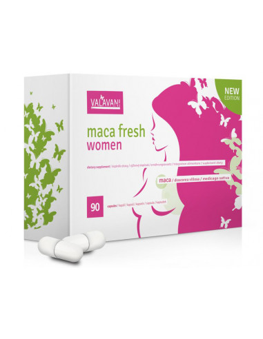 MACA FRESH Women - pro intimní, psychické i fyzické zdraví žen, 90 kapslí