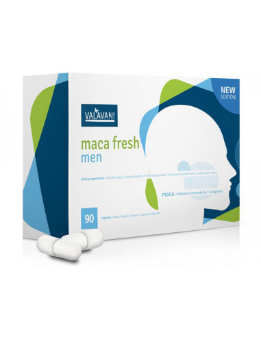 Tablety pro intimní, psychické i fyzické zdraví mužů Maca Fresh Men - VALAVANI (90 kapslí)
