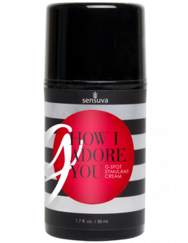 Stimulační gel na bod G Sensuva "G, How I Adore You" (50 ml)