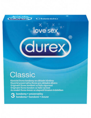 Kondomy Durex Classic (3 ks)