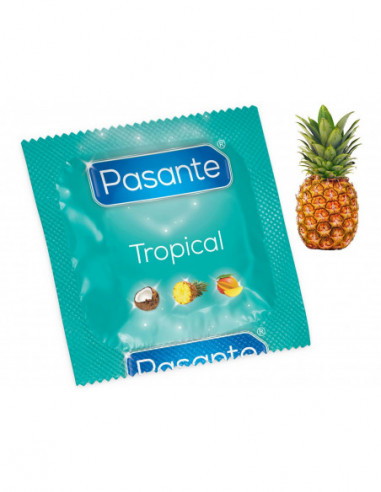 Kondom Pasante Tropical Pineapple - ananas (1 ks)