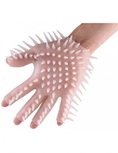 Masturbační (masážní) rukavice se stimulačními výstupky, 1 ks