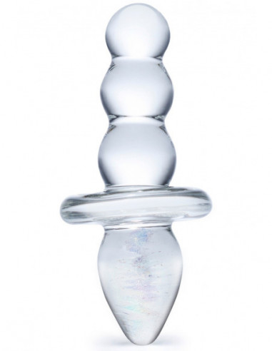 Oboustranný skleněný anální kolík Titus - Gläs