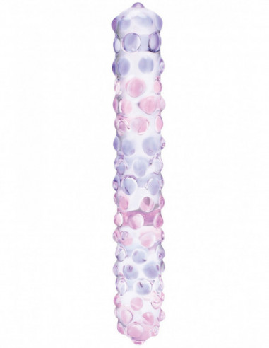 Skleněné dildo Purple Rose Nubby - Gläs