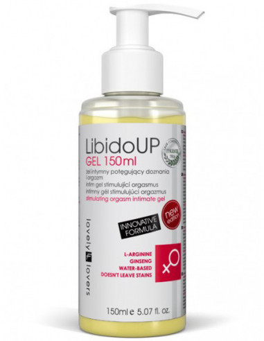 Lubrikační gel pro silnější prožitek při sexu LibidoUP - Lovely Lovers (150 ml)