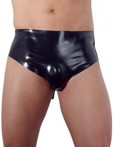 Latexové slipy s vnitřním nafukovacím análním kolíkem - LATE X