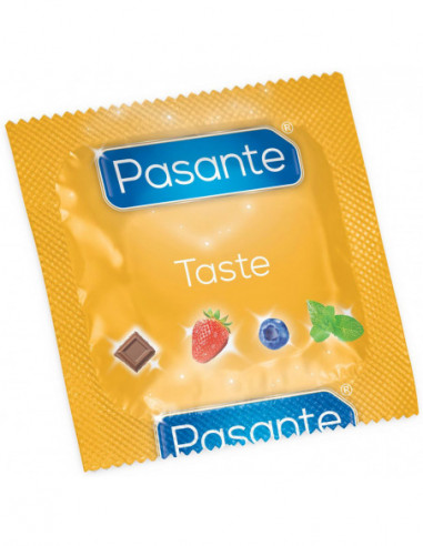 Kondom Pasante Taste Chocolate Temptation - čokoláda (1 ks)