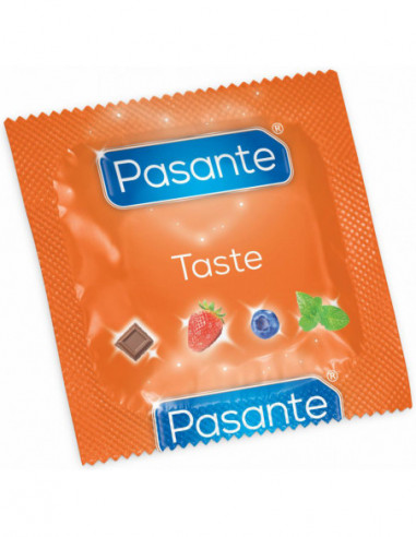 Kondom Pasante Taste Blueberry - borůvka (1 ks)