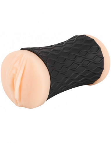 Oboustranný masturbátor pro muže Pussy & Ass - Nature Skin