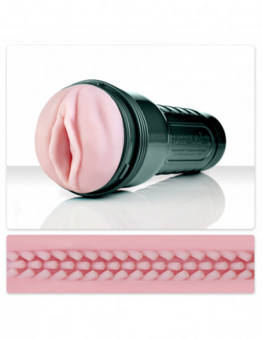 Vibrační umělá vagina VIBRO Pink Lady Touch - Fleshlight