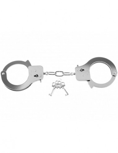 Kovová pouta Fetish Fantasy Designer Cuffs - Pipedream (stříbrná)