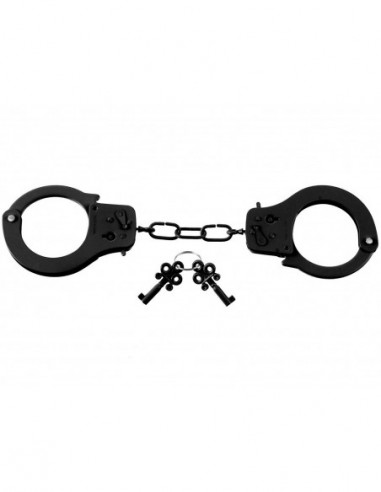 Kovová pouta Fetish Fantasy Designer Cuffs - Pipedream (černá)