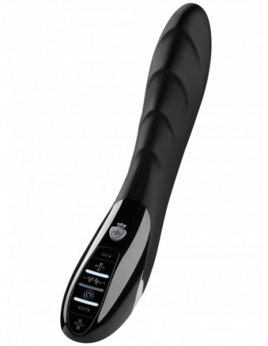 Vibrátor s elektrostimulací Sizzling Simon (Black Edition) - Mystim