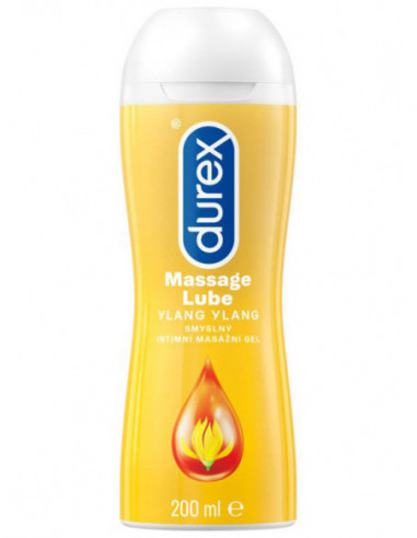 Masážní a lubrikační gel Durex 2 v 1 Ylang Ylang - 200 ml