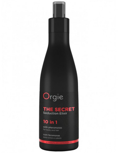 Elixír s afrodiziaky a feromony pro péči o pokožku a vlasy The Secret - Orgie (200 ml)
