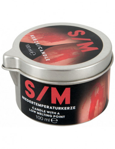 S/M svíčka-  v plechové dóze (100 ml)