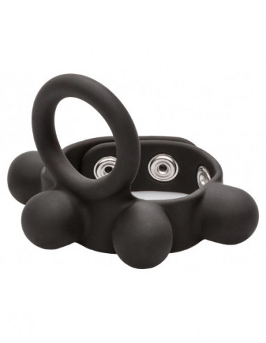 Natahovač varlat se závažím a erekčním kroužkem C-Ring Ball Stretcher M - California Exotic Novelties