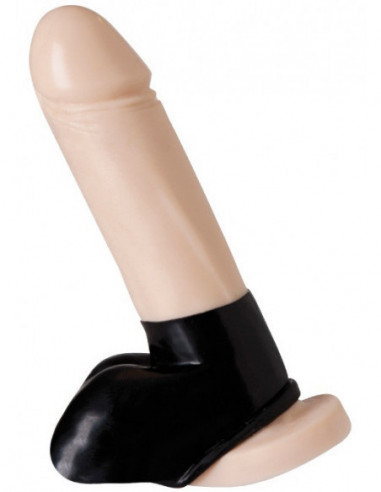 Latexový návlek na penis a varlata s otevřenou špičkou - Rimba