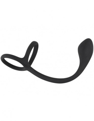 Stimulátor prostaty s kroužky na penis a varlata Black Velvets - You2Toys