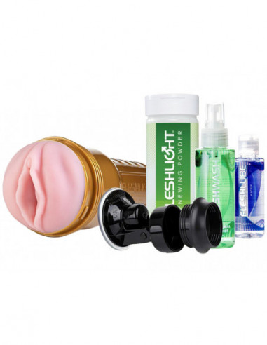 Umělá vagina Fleshlight STU s příslušenstvím (set)