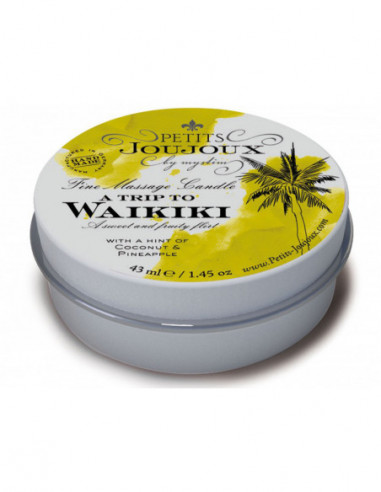 Masážní svíčka A Trip To Waikiki Petits Joujoux - 43 ml