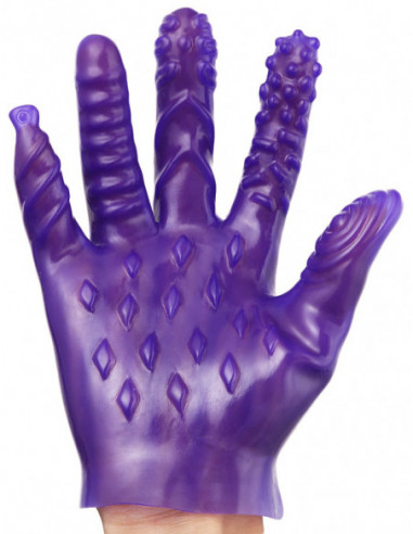 Masturbační rukavice se stimulačními výstupky - 1 ks