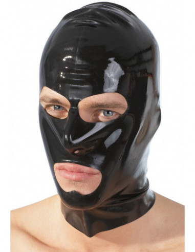 Latexová maska (černá) - LATE X