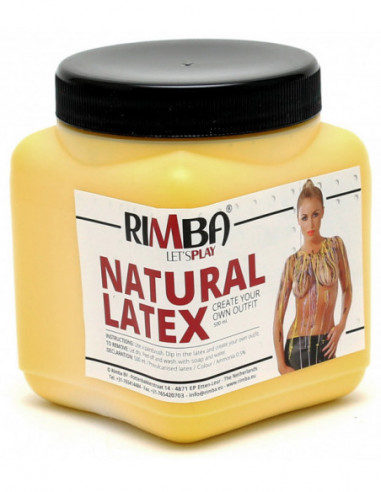 Tekutý latex ve žluté barvě Rimba - 500 ml