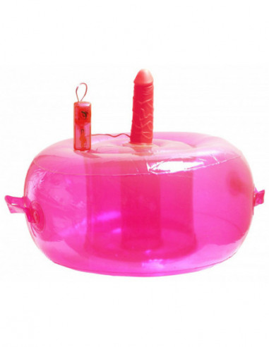 Nafukovací sedátko s vibrátorem Vibrating Fuck Seat - Seven Creations