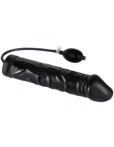 Nafukovací latexové dildo Black Giant Latex Balloon