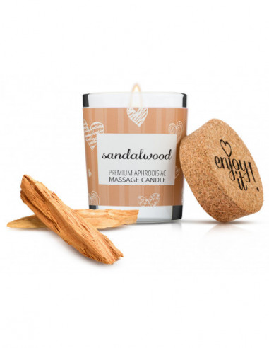 Afrodiziakální masážní svíčka Enjoy it! Sandalwood - Magnetifico (70 ml)