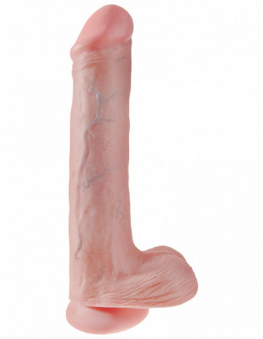 Realistické dildo s varlaty King Cock 13" - Pipedream