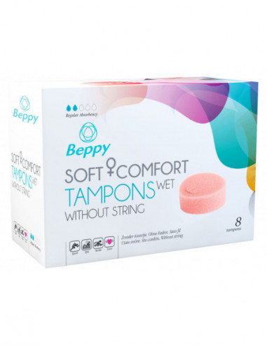 Menstruační tampony Beppy WET - vlhčené (8 ks)