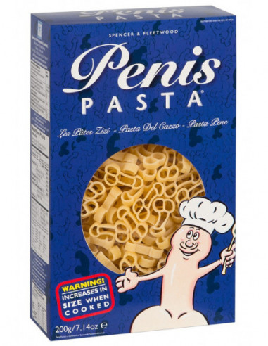 Těstoviny ve tvaru penisu Penis Pasta - Spencer & Fleetwood (200 g)