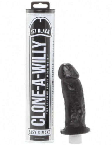 Clone-A-Willy Jet Black (vibrátor) - sada pro odlitek penisu