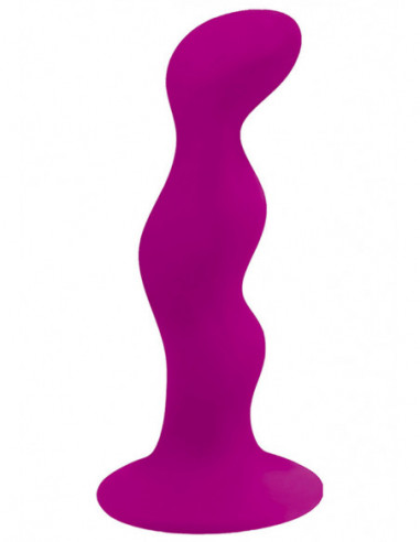 Vlnité anální dildo s přísavkou Pretty Love