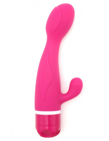 Vibrátor s výstupkem na klitoris Pink Leaf - You2Toys