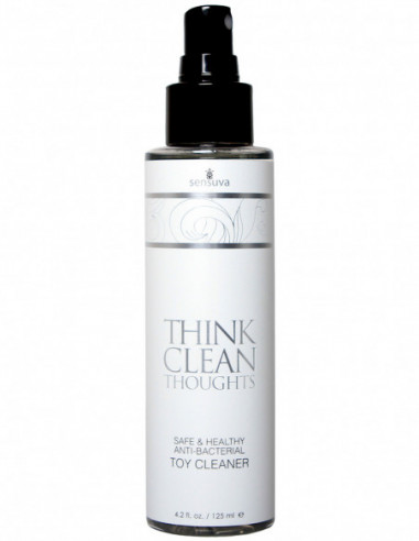 Antibakteriální sprej na erotické pomůcky Think Clean Thoughts - Sensuva (125 ml)
