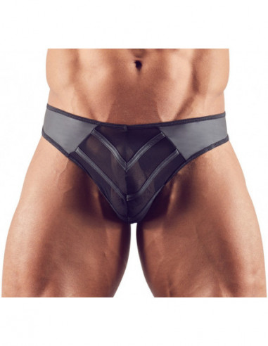 Pánská tanga s průsvitnou kapsou na penis - Svenjoyment