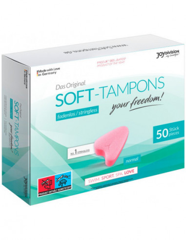 Menstruační tampony Soft-Tampons NORMAL - JoyDivision (50 ks)