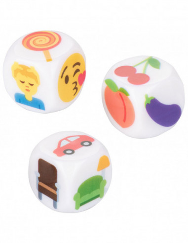Erotické hrací kostky Emojigasm - California Exotic Novelties (3 ks)