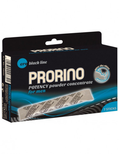 Rozpustné afrodiziakum pro zlepšení potence pro muže ERO Prorino - HOT (7 sáčků)