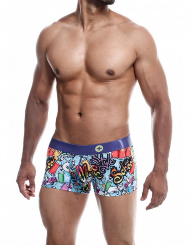 Boxerky s barevným obrázkovým motivem Hipster Trunk - MaleBasics