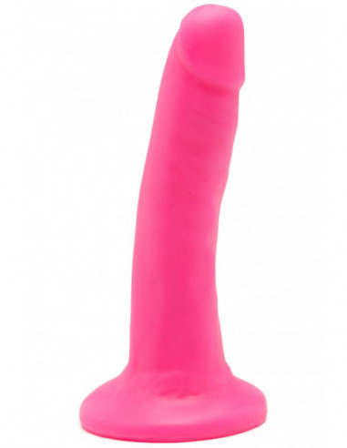 Růžové realistické dildo s přísavkou Happy Dicks 6" - TOYJOY