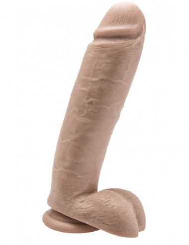 Realistické dildo s varlaty a přísavkou Get Real 10" - ToyJoy