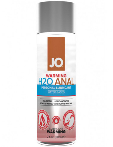 Vodní anální lubrikant Warming H2O Anal -  System JO (hřejivý), 120 ml