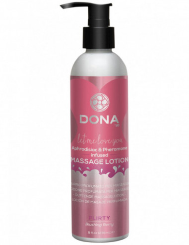 Masážní krém FLIRTY Blushing Berry - DONA (235 ml)